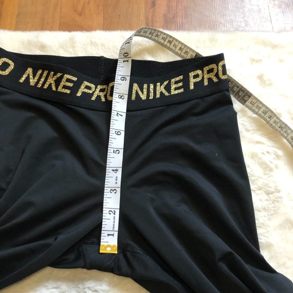 Nike pro warm gold metallic full length leggings size small - Picture 11 of 12